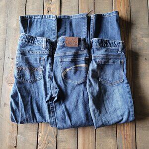 Girls Dark Wash Jeans Lot of 3